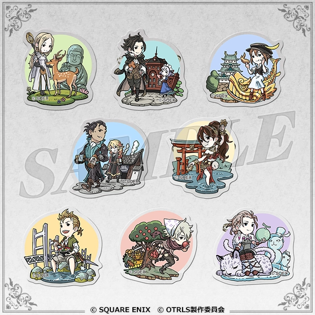 ご当地アクリルバッジ（全8種）